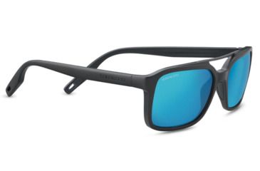 Image of Serengeti Renzo Single Vision Prescription Sunglasses, Satin Dark Gray / Satin Dark Gunmetal Frame, Polarized, Photochromic, 8626SV