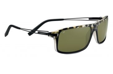 Image of Serengeti Rivoli Sunglasses - Satin Black Tortoise Frame and Polarized 555nm Lens 7766