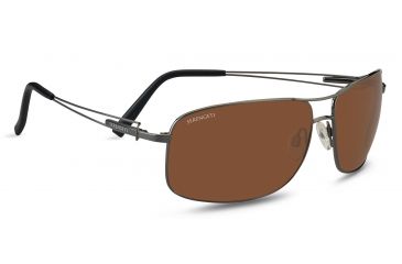 Image of Serengeti Sassari Progressive Rx Sunglasses - Shiny Gunmetal Frame 7665