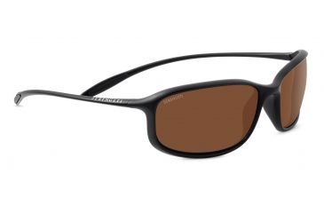 Image of Serengeti Sestriere Sunglasses, Satin Black Frame, Polar PhD Drivers Lens, 8107