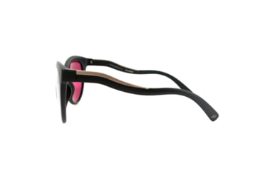 Image of Serengeti Valentina, Polarized Sedona Bi mirror, Round/Cat-Eye, Female, Satin Black/Satin Silver, Medium, 8570