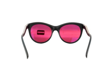 Image of Serengeti Valentina, Polarized Sedona Bi mirror, Round/Cat-Eye, Female, Satin Black/Satin Silver, Medium, 8570