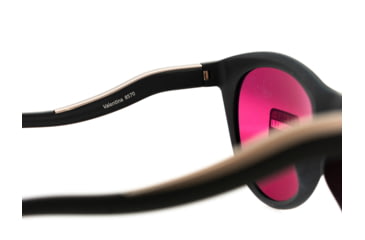 Image of Serengeti Valentina, Polarized Sedona Bi mirror, Round/Cat-Eye, Female, Satin Black/Satin Silver, Medium, 8570