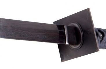 Image of Shadow Cutlery Dark Angel Ninja Sword, Black Damascus, 5LB SH7011