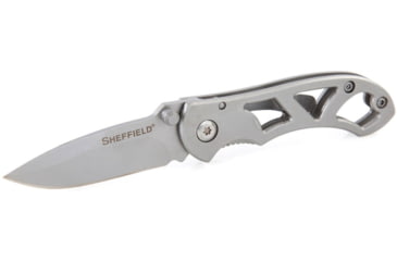 Image of Sheffield 5 1/4 Inch Folding Pocket Knife, Silver, 12931