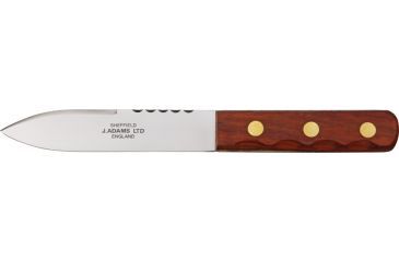 Image of Sheffield Green River Knife, steel blade, Brown hardwood handle SHE012