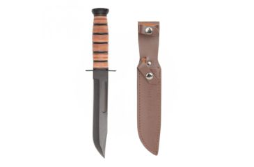Image of Sheffield Military Fixed Blade Knife with Sheath 12693