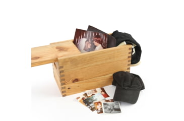 Image of Sheffield Standard Pine Craft Box, Wolf Design, Brown, 12650-2