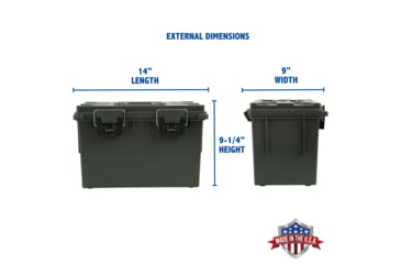 Image of Sheffield XL Field Box w/ Tray, Olive Drab Green, 12712