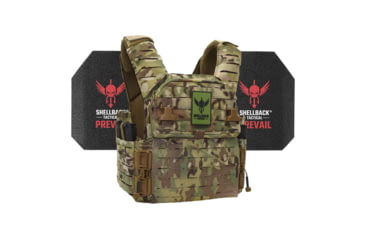 Image of Shellback Tactical Banshee Elite 3.0 Level III Steel Plates Armor Kit, Multicam, Small/Medium, SBT-BANELT3-AR1000-MC-SM