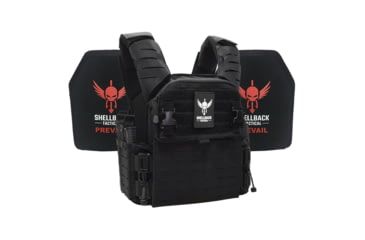 Image of Shellback Tactical Banshee Elite 3.0 Lightweight Level III Armor System, Black, Large/XLarge, SBT-BANELT3-LON-III-P-BK-LXL