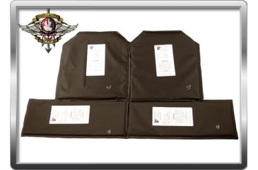 Image of Shellback Tactical Banshee Soft Armor Package - 2 Cummerbund Inserts and 2 Torso Front/Back, Black SBT-BANA-FS