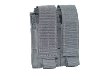 Image of Shellback Tactical Double Pistol Mag Pouch, Molle compatible, Wolf Grey, One Size, SBT-5000-WG