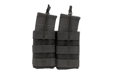 Image of Shellback Tactical Double Stacker M4 Open Top Rifle Mag Pouch, Black, One Size Fits Most GSA-M4DSOMP-BK
