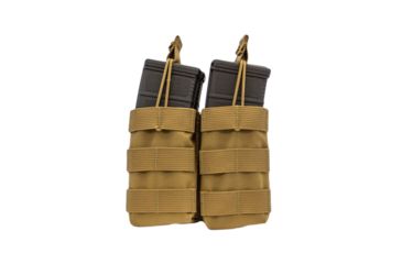 Image of Shellback Tactical Double Stacker M4 Open Top Rifle Mag Pouch, Coyote, One Size Fits Most GSA-M4DSOMP-CT
