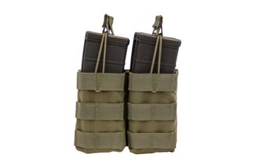 Image of Shellback Tactical Double Stacker M4 Open Top Rifle Mag Pouch, Ranger Green, One Size Fits Most GSA-M4DSOMP-RG