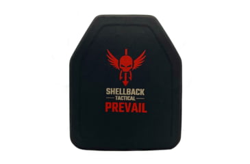 Image of Shellback Tactical Prevail Series 4SICMHLevel IV Multi Curve 10 x 12 Hard Armor Plate, Black, 10 x12, SBT-4SICMH-SC10-BK