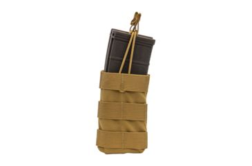 Image of Shellback Tactical Single Stacker M4 Open Top Rifle Mag Pouch, Coyote, One Size Fits Most GSA-M4SSOMP-CT