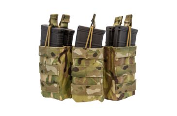 Image of Shellback Tactical Triple Stacker M4 Open Top Rifle Mag Pouch, Multicam, One Size Fits Most GSA-M4TSOMP-MC