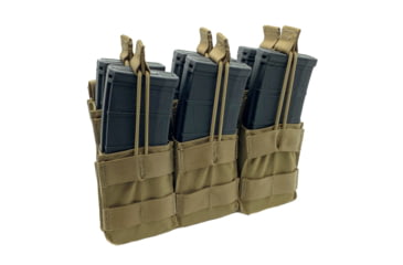 Image of Shellback Tactical Triple Stacker Open Top Pouch for Six M4 Mag, Coyote, One Size, SBT-3300-CT