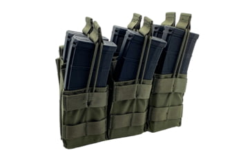 Image of Shellback Tactical Triple Stacker Open Top Pouch for Six M4 Mag, Ranger Green, One Size, SBT-3300-RG