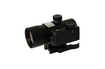 Image of Shepherd Scopes Deadshot 40-LR Red Dot Scope, with Side Laser 40mm Objective, Black anodized RD0003