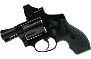 Image of Shield Arms Revolver Optic Conversion R.O.C., Fits S&amp;W 442/642/432/43C/351C, RMSc Footprint, Aluminum Construction, Anodized Finish, Black, Includes Mounting Hardware, SA-ROC-442-RMSC,