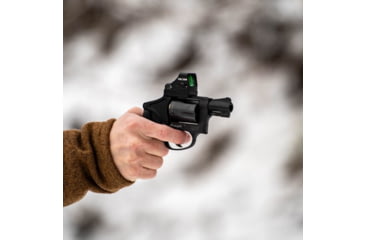 Image of Shield Arms Revolver Optic Conversion Red Dot Sight Mount, RMS Footprint, Black, SAROC442RMSC