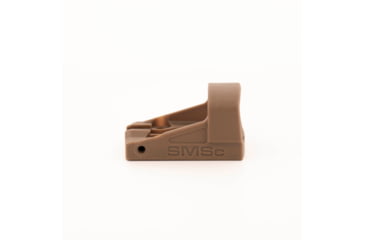 Image of Shield Sights Compact Shield Mini Red Dot Sight, 4 MOA Dot Reticle, SMSC-4MOA Glass Lens, FDE, SMSc-4MOA-GLASS FDE