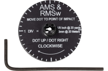 Image of Shield Sights Micro Dial, Black, AMS/AMSC/AMSX/RMSW, ACC-MINIDIAL-AMS/RMSw