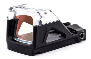 Image of Shield Sights OMSsc Open Mini Sight Sub Compact 1x 17.35x14.35mm Reflex Red Dot Sight, 4 MOA Dot Reticle, Black, OMSsc-4 MOA-Glass