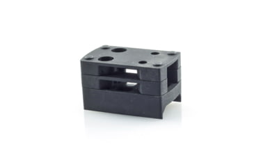 Image of Shield Sights Polymer Picatinny Mount with Triple Height Spacers, Black, MNT-PICA-POL-SMS/RMS
