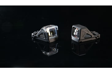 Image of Shield Sights RMSsc Reflex Mini Sight Sub-Compact 1x 17.35x14.35mm Reflex Red Dot Sight, 8 MOA Dot Reticle, Black, RMSsc-8MOA-Glass