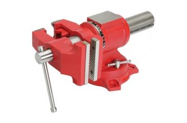 Image of Shop Fox Multi-Purpose Anvil-Face Bench Vise, 360-Degree Rotation, 5in. D4074