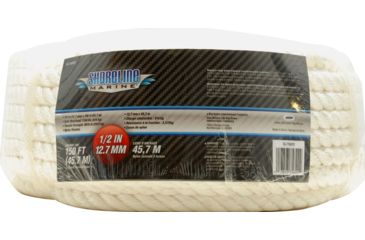 Image of Shoreline Marine Anchor Line - Twisted Nylon, White, 1/2in x 150 075822