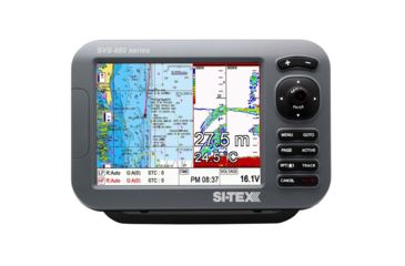 Image of Si-Tex 8" Chartplotter/Sounder Combo w/Internal GPS Antenna &amp; Navionics+ Flexible Coverage Chart Card SVS-880CF 56190