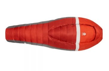 Image of Sierra Designs Backcountry Bed 20 Sleeping Bag 700 Dridown-Red/Grey-Regular