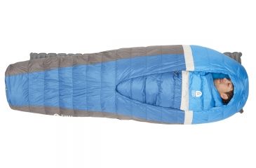 Image of Sierra Designs Backcountry Bed 35 Sleeping Bag 700 DriDown-Blue/Grey-Regular