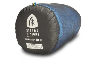 Image of Sierra Designs Backcountry Bed 35 Sleeping Bag 700 DriDown-Blue/Grey-Regular