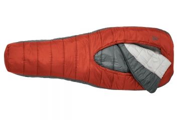 Image of Sierra Designs Backcountry Bed Synthetic - 1.5 Season Sleeping Bag-Pompeian Red-Regular