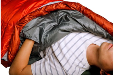 Image of Sierra Designs Get Down 550F 35 Deg Sleeping Bag, Red, Regular, 70614421R