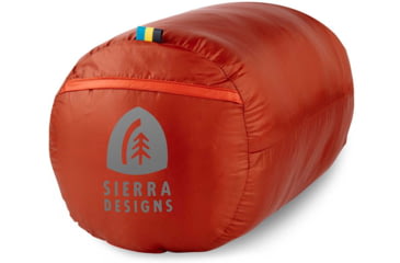 Image of Sierra Designs Get Down 550F 35 Deg Sleeping Bag, Red, Regular, 70614421R