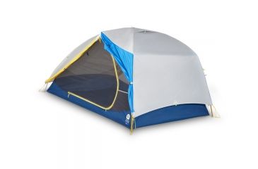 Image of Sierra Designs Meteor 2 Tent - 2 Person, 3 Season-Blue/Yellow