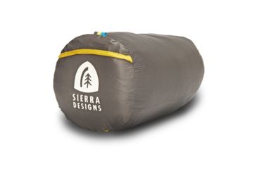 Image of Sierra Designs Nitro Quilt 800F 20 Deg, Red, Yellow, Peat, REG, 80710519R