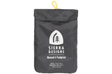 Image of Sierra Designs Nomad Footprint, 4 Person, Black, 46157420