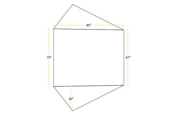 Image of Sierra Designs Sweet Suite FL 3 Tent - 3 Person, 3 Season-Yellow/Blue