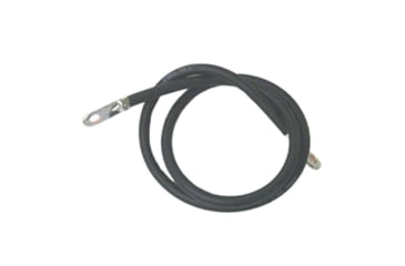 Image of Sierra International Battery Cable With Terminals - 1 Gauge, Black, 8ft, BC88593