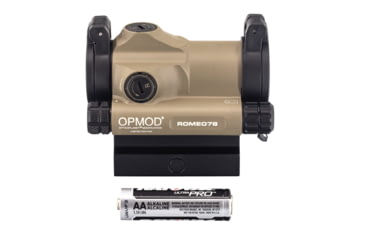 Image of SIG SAUER OPMOD ROMEO7S Compact Red Dot Sight, 1x22mm, 2 MOA Red Dot, 0.5 MOA Adj, M1913, FDE, SOR75021