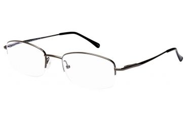 Image of Sightline 6002 Progressive Prescription Eyeglasses, Gunmetal Frame, SLR6002GN100PR
