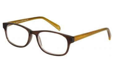 Image of Sightline 6003 Progressive Prescription Eyeglasses, Brown Frame, SLR6003BRN100PR